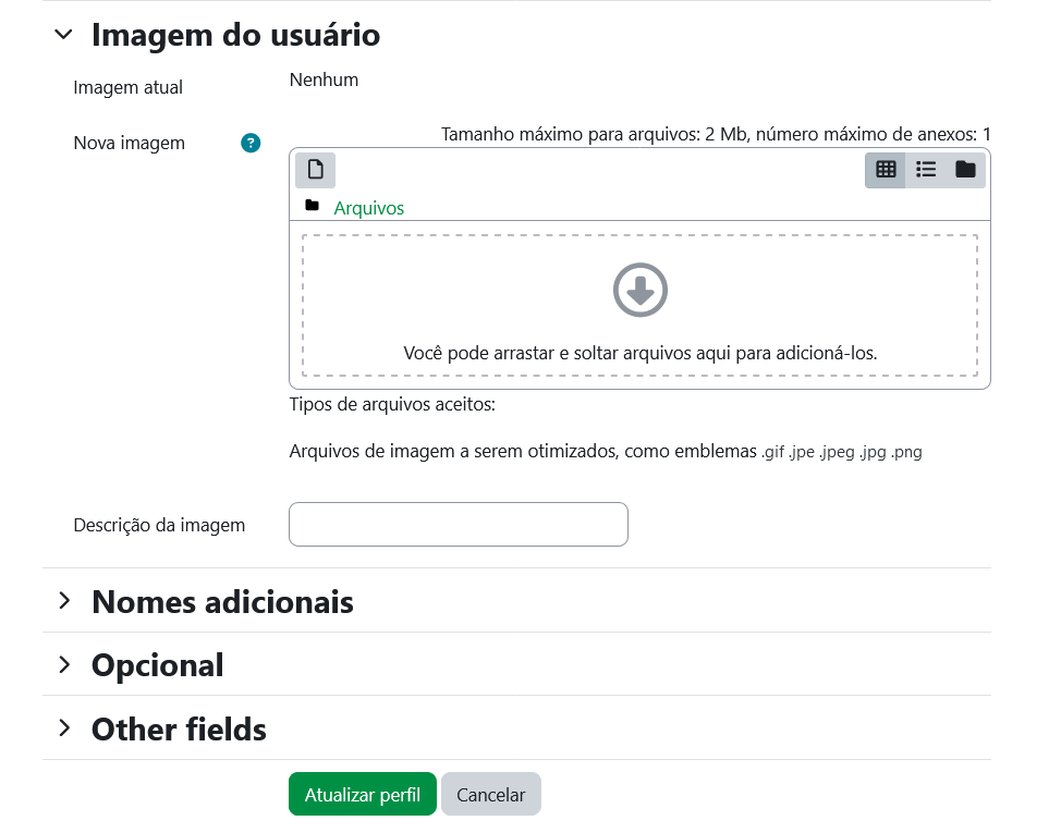 Imagem do usuário