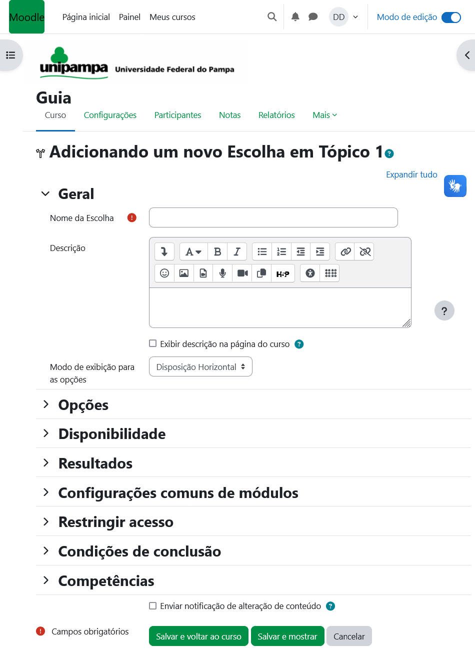 Escolha